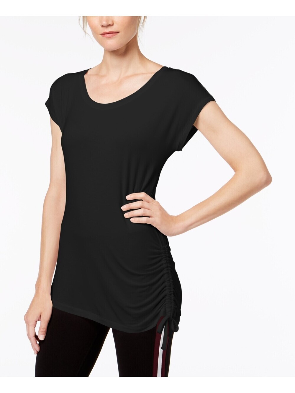Ideology Womens Side-Tie T-Shirt Size XS